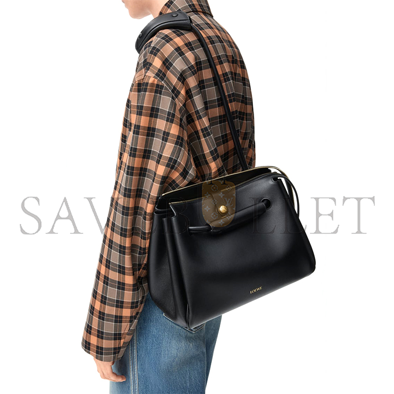 l0ew* medium madrid bag in S*pple calfskin aanbab1x01-1100 (28.5*23*11cm)